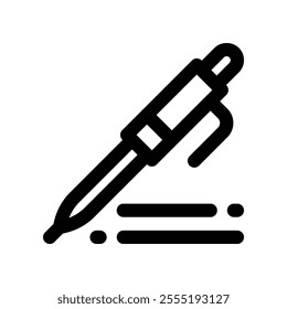 pen icon. vector line icon for your website, mobile, presentation, and logo design.
