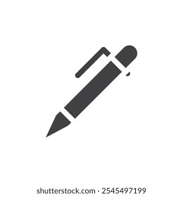 Zeichenstift-Symbol Vektorlogo Umriss