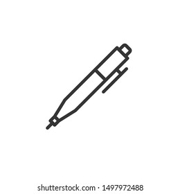 Pen Icon Vector Logo Template