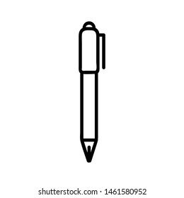 Pen icon vector on white background