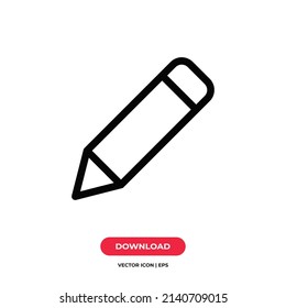 Pen icon vector. Pencil sign