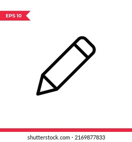 Pen icon vector. Pencil sign