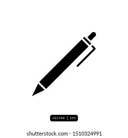 Pen Icon Vector - Sign or Symbol