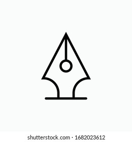 pen icon vector sign symbol isolated