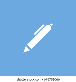 pen icon. vector sign symbol on white background