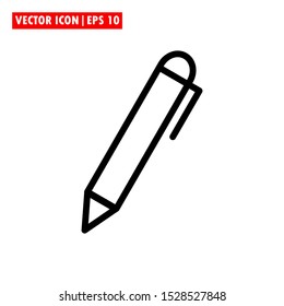 pen icon vector simple design