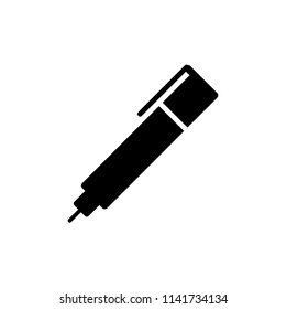Pen icon vector simple illustration.