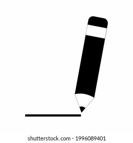 Pen  Icon Vector Stye 1. simple illustration. Editable stroke. Design template vector