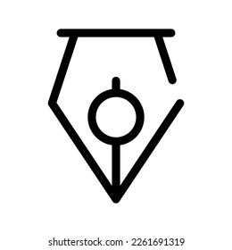 Pen Icon Vector Symbol Design Illustration