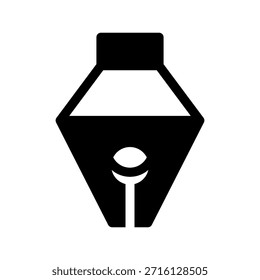 Ilustração de design de símbolo de vetor de ícone de caneta