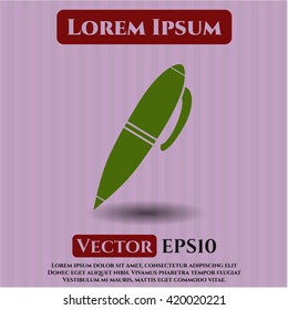símbolo del vector del lápiz pá picos planos jpg sitio web de la aplicación
