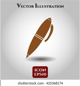 Feder-Symbol, Vektorsymbol von flach eps jpg app web concept website