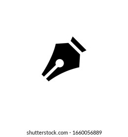 Pen icon. vector symbol on a white background