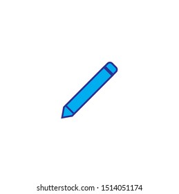 Pen Icon Vector Template Illustration
