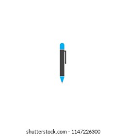 Pen icon, vector,flat design style