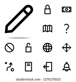 a pen icon. web icons universal set for web and mobile