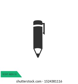 pen icon write symbol logo template