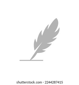 pen icon, writing, on a white background, vector illustration
