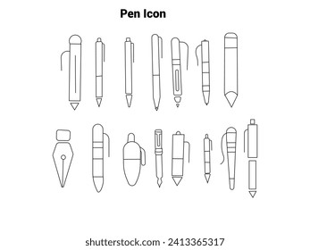 vector de archivos de pasos de conjunto de lápiz