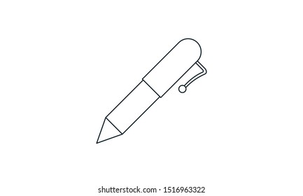 pen icon.High quality logo for web site design and mobile apps. Vector illustration on a white background.