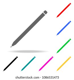 a pen icons. Elements of human web colored icons. Premium quality graphic design icon. Simple icon for websites, web design, mobile app, info graphics on white background