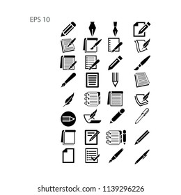 Pen icons templates