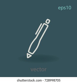 Pen icon,vector design