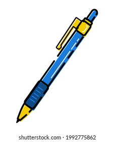 Pen illustration. can be used as labels, icons, hint drawings, and more