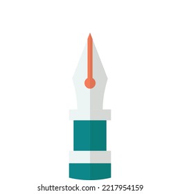 Stift-Illustration im minimalen Stil einzeln auf Hintergrund