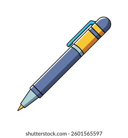 A Pen image icon image vector illustration cartoon style
