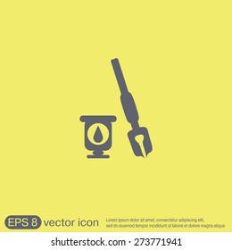 pen with ink icon 