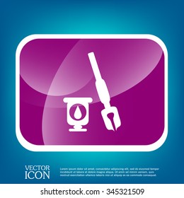 pen with ink icon 