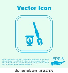 pen with ink icon 