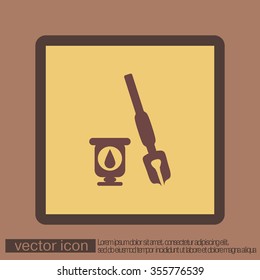 pen with ink icon 