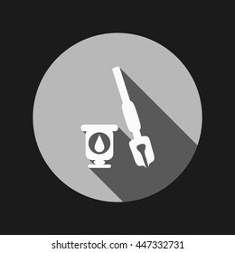 pen with ink icon 