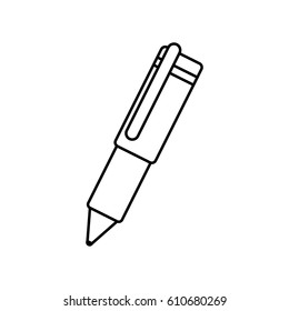 Pen ink isolated icon vector illustration graphic design