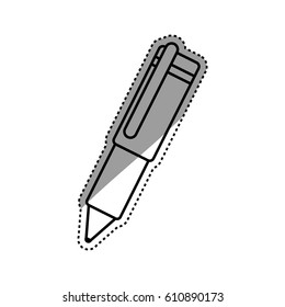 Pen ink isolated icon vector illustration graphic design