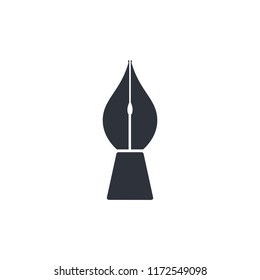 pen ink sign icon vector