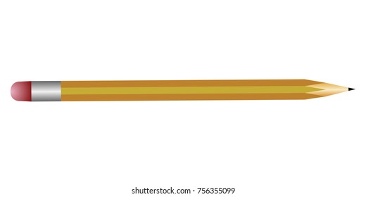 Pen isolated on white background, Vector illustration