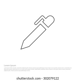 Pen ivon - Vector Icon illustration