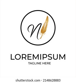 Pen letterN logo legal consultants lawyers