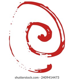Pen-Zeilenelement. Einfache Sketch Linie Stil Betonung, Aufmerksamkeit, Muster Elemente. Vektorgrafik.