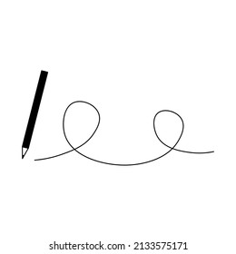 Lámina de plumas de estilo plano. Juego de iconos de línea delgada. Estilo minimalista. Dibujo manual. Ilustración vectorial. imagen de stock. 