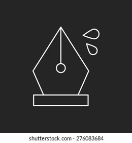 pen line icon