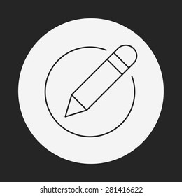 pen line icon
