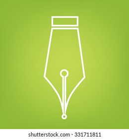 Pen line icon
