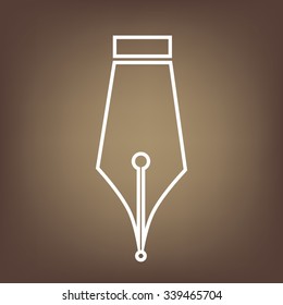 Pen line icon