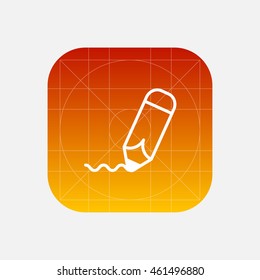 pen line icon