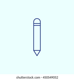 Pen Line icon. Eps-10.