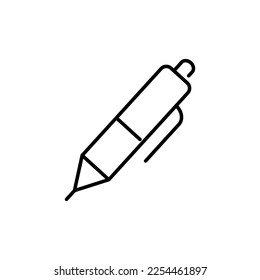 Pen Line Icon. Perfect for stores, internet shops, UI, design, articles, books